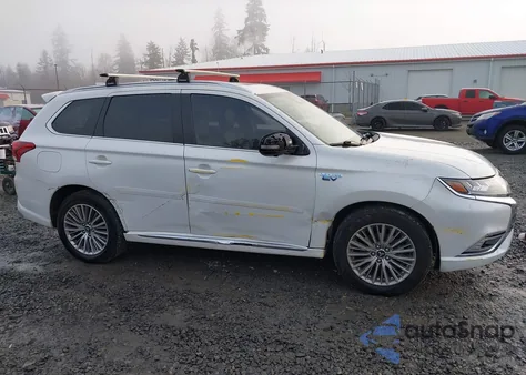2019 Mitsubishi Outlander Phev Gt из США, поврежденный, VIN JA4J24A52KZ036376